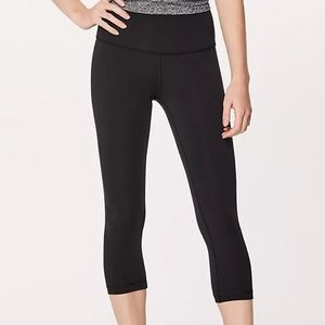 Lululemon Leggings Crop Black